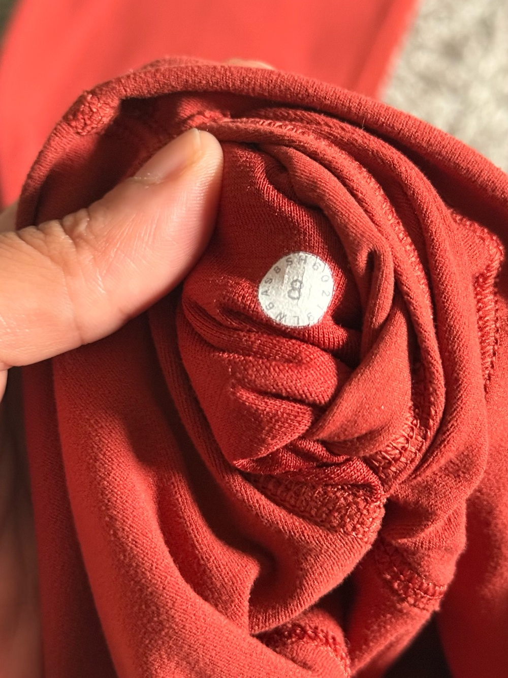 Lululemon Align High-Rise Crop 21” Leggings Bundle Size 8 Pink Mist & Red Nulu - Picture 5 of 8